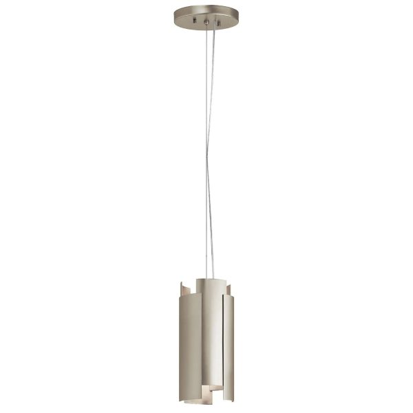 Moderne 6 in. LED Pendant Light Nickel Finish For Cheap