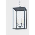 ZUMA 15 in. 4 Lights Outdoor Pendant Light Gray Finish Online Hot Sale