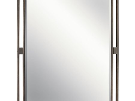 Hendrik 30 In. X 24 In. Wall Mirror Old Bronze finish Cheap