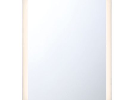 Lenora 36 in. LED Wall Mirror Selectable CCT Aluminum finish For Discount