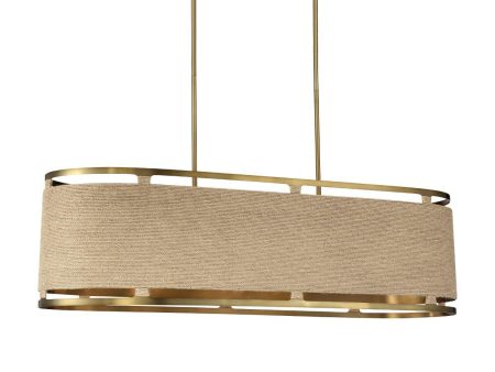 Windward Passage 44 In. 8 Lights Pendant Light Brass Finish Cheap