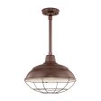 R series 17 In. Architectural Bronze Outdoor Warehouse Shade with 3 4 In. Fitter Online