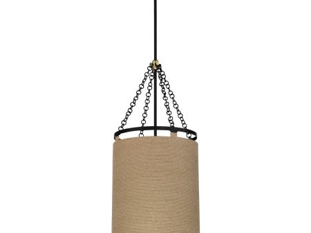 Windward Passage 15 in. 4 Lights Pendant Light Brass & Black Finish Online