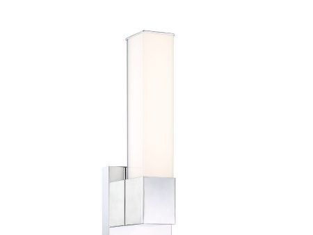 14 In. LED Bath Sconce Chrome Finish Online Hot Sale