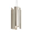 Moderne 6 in. LED Pendant Light Nickel Finish For Cheap