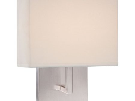 11 in. LED Wall Light Brushed Nickel finish Hot on Sale