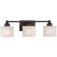 173 Series 24 in. 3 Lights Vanity Light Bronze finish Hot on Sale