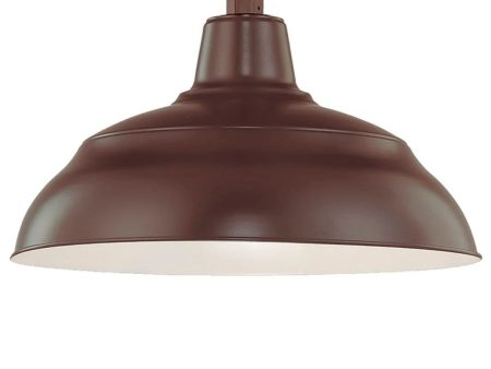 R series 17 In. Architectural Bronze Outdoor Warehouse Shade with 3 4 In. Fitter Online