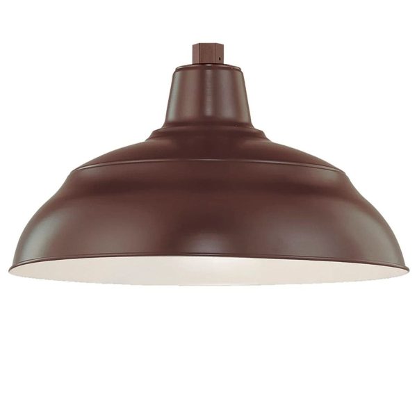 R series 17 In. Architectural Bronze Outdoor Warehouse Shade with 3 4 In. Fitter Online