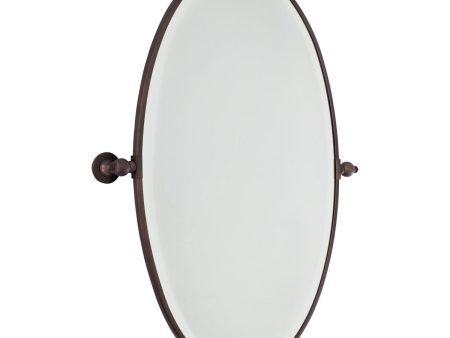 Pivoting Mirrors 27 In. X 33.75 In. Bathroom & Vanity Mirror Bronze Finish For Discount