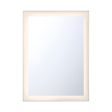 Lenora 30 in. LED Wall Mirror Selectable CCT Aluminum finish For Discount