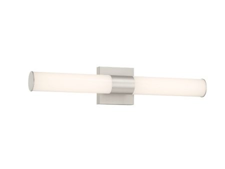 24 In. LED Bath Bar Nickel Finish For Discount