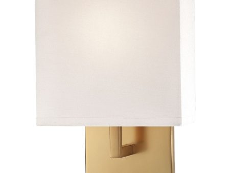 11 in. Wall Light Gold finish Online Sale