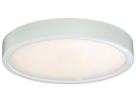 10 in. LED Flush Mount White finish Supply