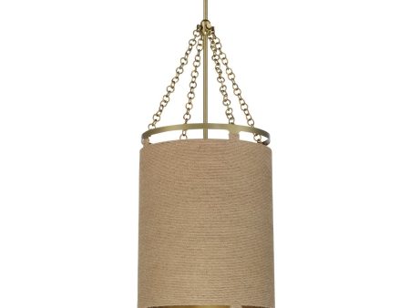 Windward Passage 15 in. 4 Lights Pendant Light Brass Finish Online Sale